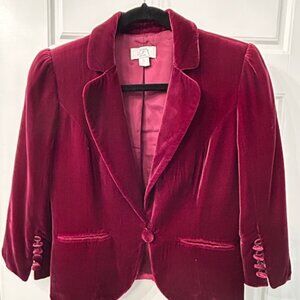 Ann Taylor Loft velvet short jacket - Size 2P